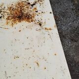 Industrial metal workshop table