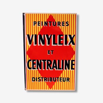 Plaque "Peintures Vineyleix & Centraline Distributeur"