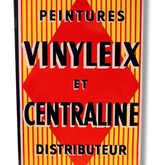 Plaque "Peintures Vineyleix & Centraline Distributeur"