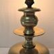 Early 20th century brass tripod tripod lamp foot