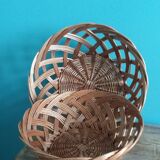 Wicker baskets, basket trays 24 and 29 cm