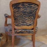 Armchair Louis XV tiger