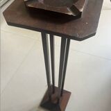 Art Deco wooden smoking table