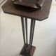 Art Deco wooden smoking table