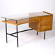 Bureau en bois et verre par Jean René Picard, 1960s