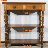 Oak Serving Height Trolley, Louis Philippe style – 2nd Part 19th