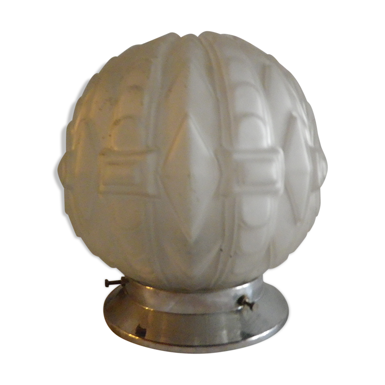 Globe art deco à poser