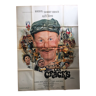 Original cinema poster "Les Cracks" Bourvil, bike 120x160cm 1968