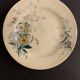 12 old polychrome flat plates Jules Vieillard Bordeaux, 19th century