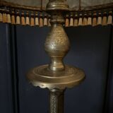 Lampadaire oriental en laiton début XXe