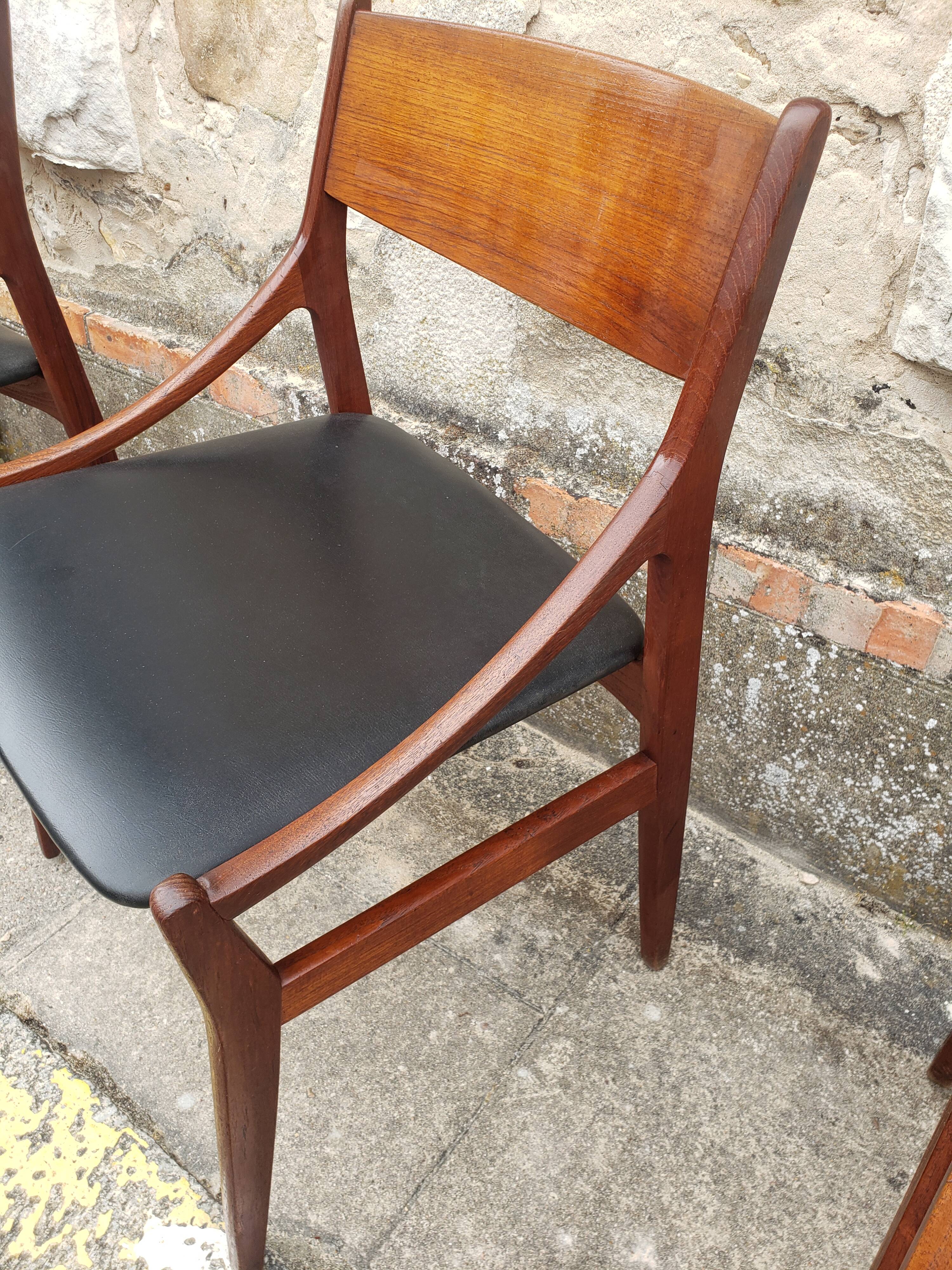 Danish Scandinavian chairs Verstevig Eriksen
