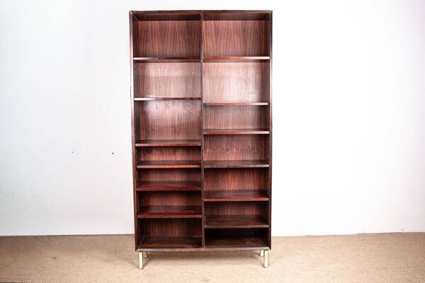 Grande étagère haute Danoise en Palissandre par Erik Brouer 1960.