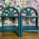 Pair of painted wooden bedside tables - circa 1970.