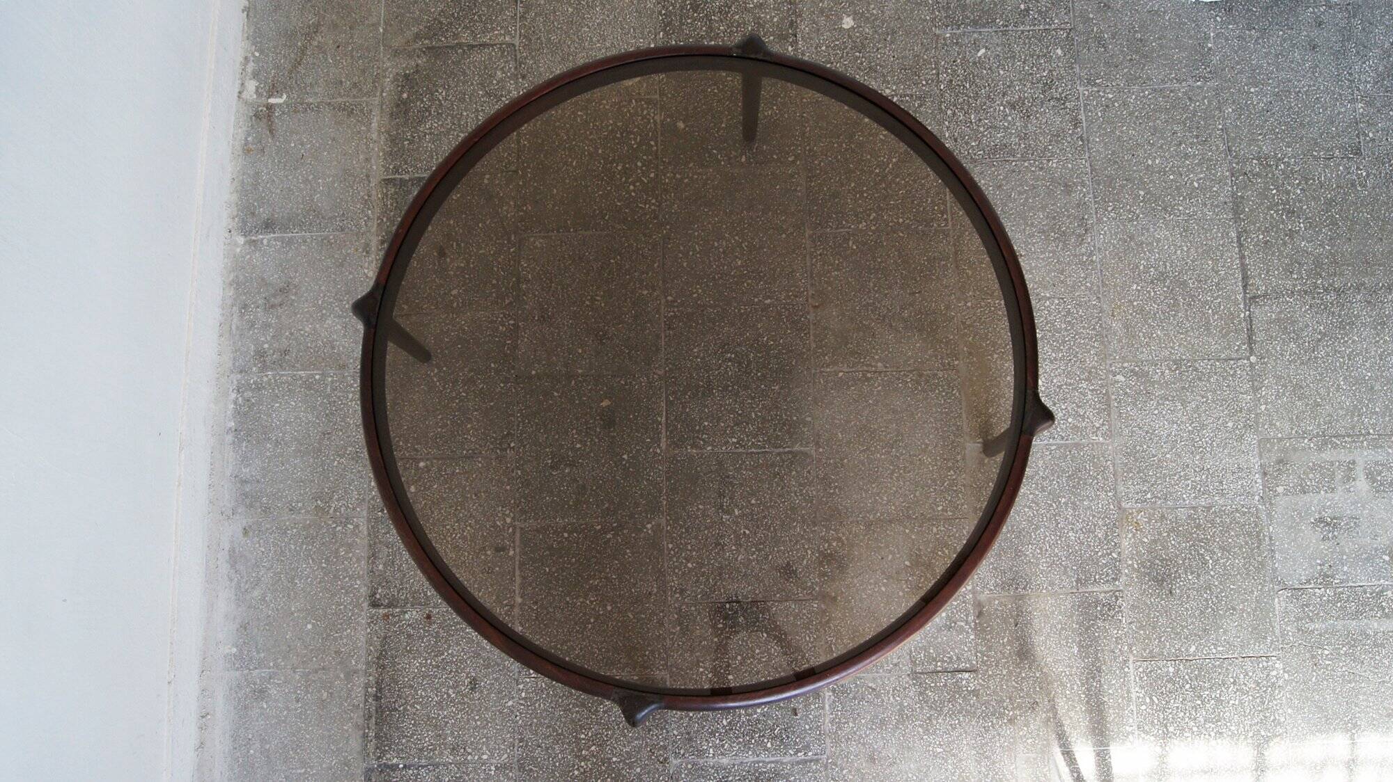 Large Mid-Century Coffee Table in Mahogany
