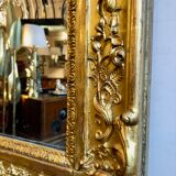 Miroir en bois doré, XIXe siècle