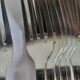12 silver-plated table forks Manufrance