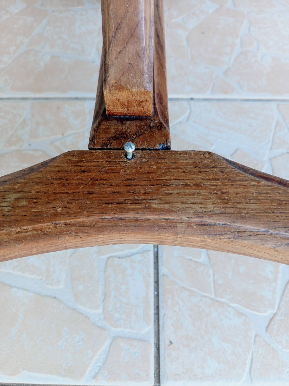 Vintage style Art Nouveau oak table