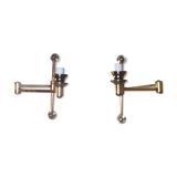 Brass sconces