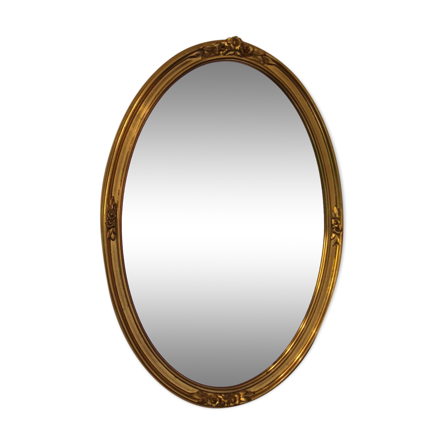 Miroir ovale biseauté 66x46cm
