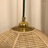 Hanging flower in caning