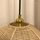 Hanging flower in caning