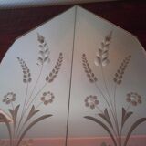 Double Venetian mirror, asymmetrical, beveled