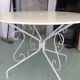 Vintage metal outdoor table