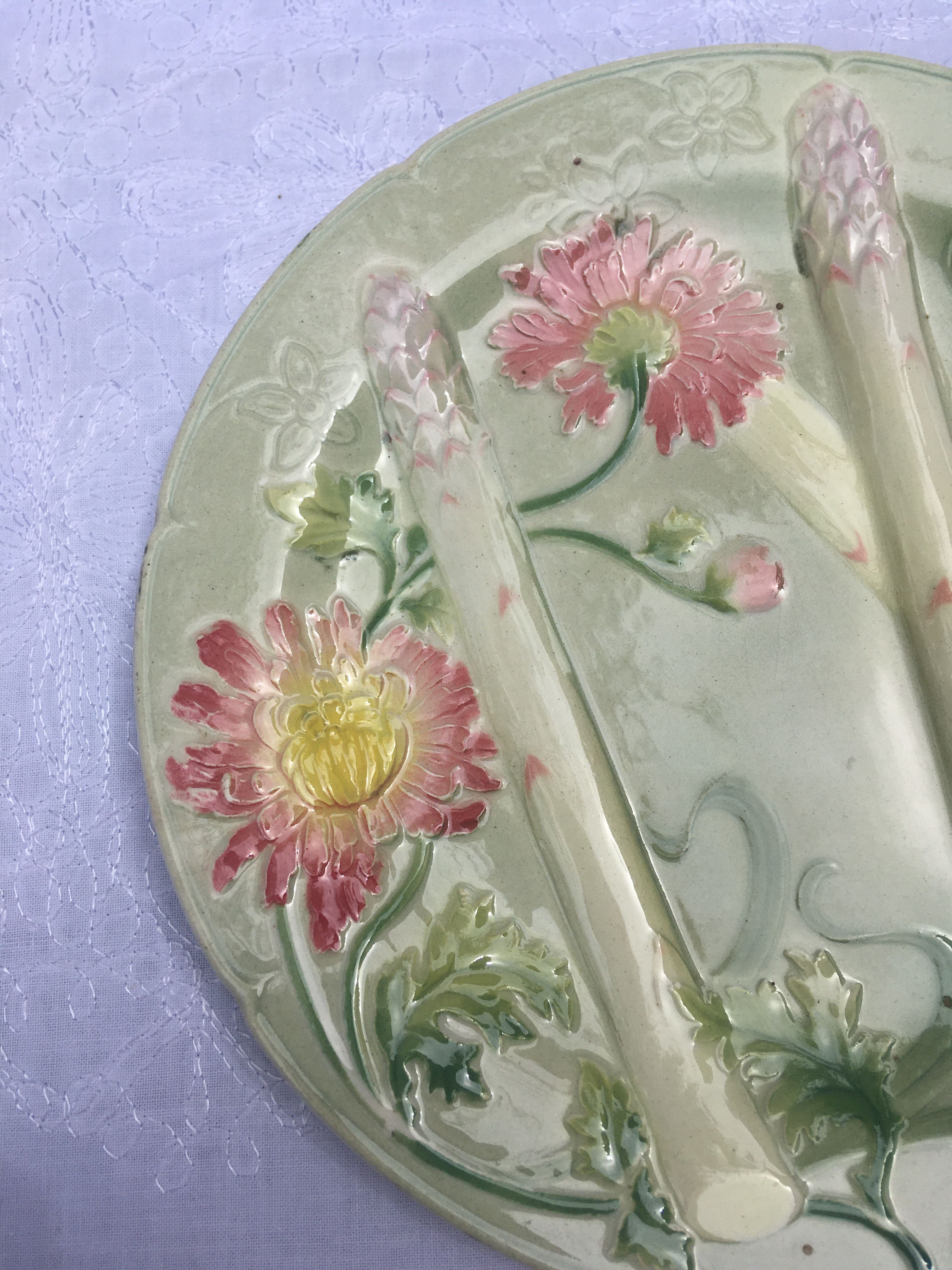 Lunéville asparagus plate