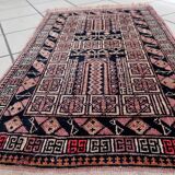 Tapis vintage fait main Baloutche 50x84 cm en laine - 1C1044