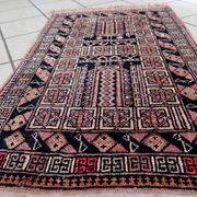 Tapis vintage fait main Baloutche 50x84 cm en laine - 1C1044