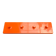 Orange coat rack from the mid-century space age, 1960s.