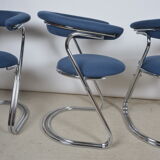Tubular chairs cantilever 1970
