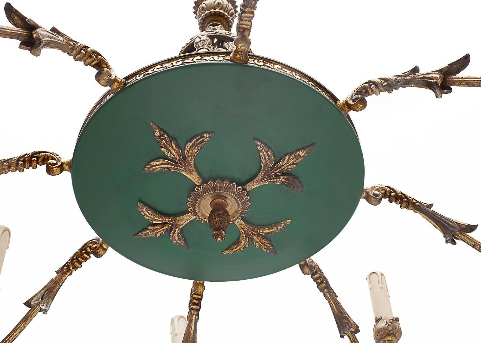 Large Napoleon chandelier with 8 lights