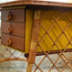 Vintage rattan office