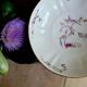 Flat porcelain bowl B & C Limoges L. Bernardaud & Cie France