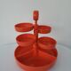 Serviteur en plastique orange vintage 70's Dialene Better Maid  made in England