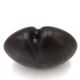 Black porcelain vase by Jacqueline and Tim Orr, 1970s
