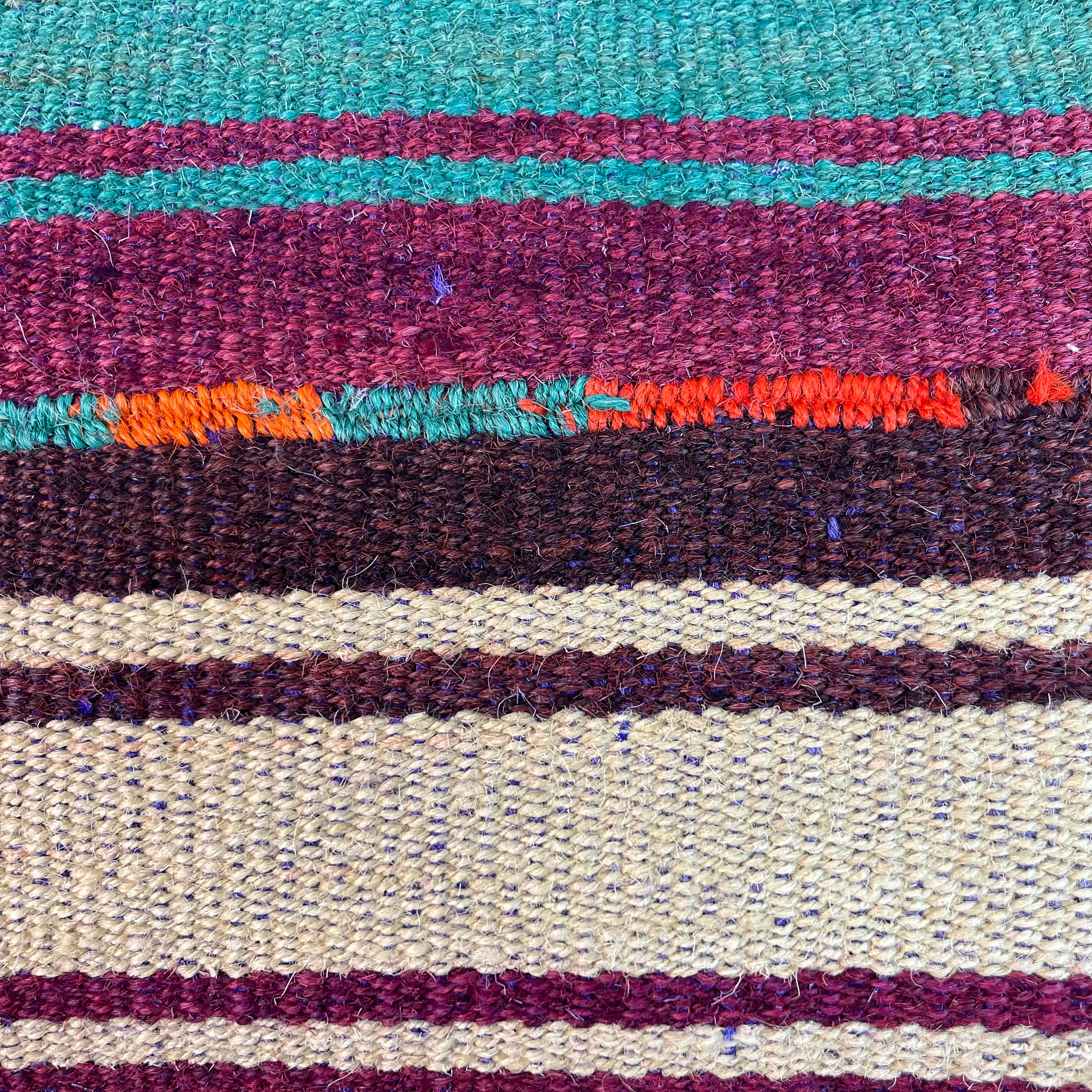 Vintage turkish kilim cushion cover, 30 x 50 cm