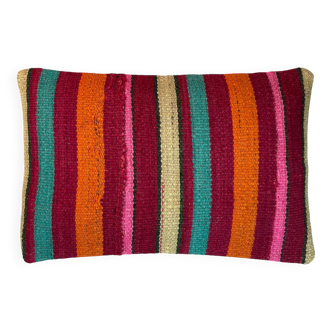 Housse de coussin kilim turc vintage, 30 x 50 cm