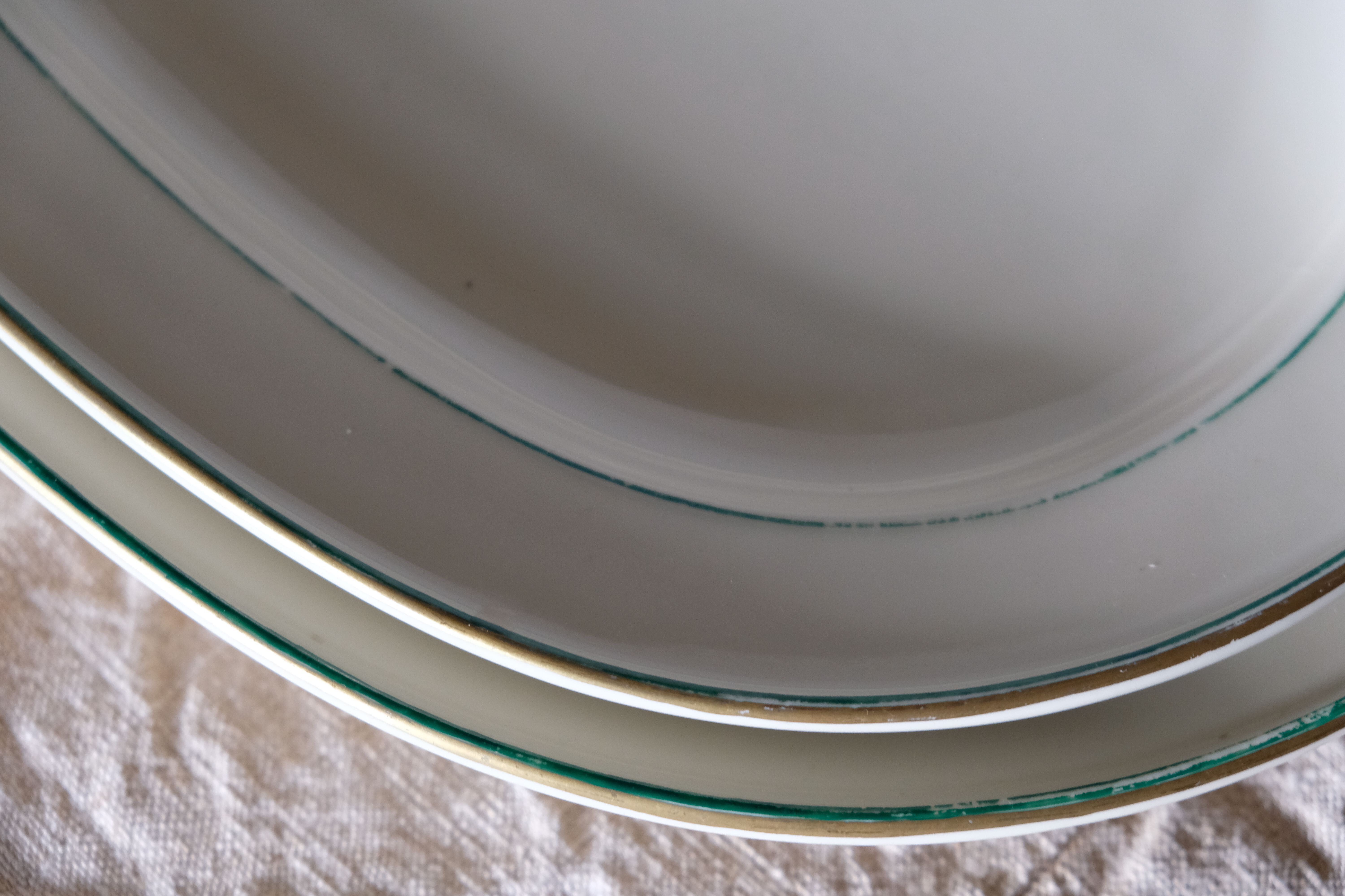 Service dish of the hotel "Grand Hotel Nationale" Lucerne Switzerland of the Buchecker & C manufacture