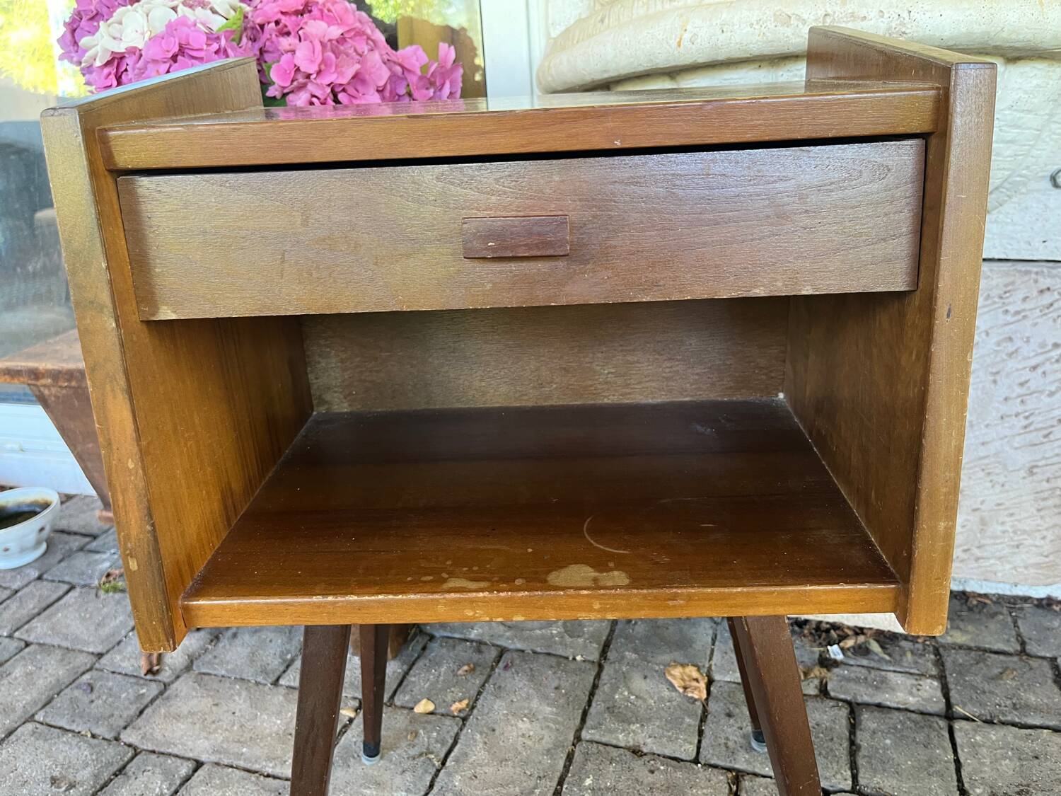 Vintage bedside table