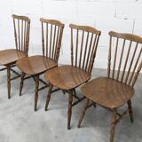 Lot of 4 Baumann chairs, Florida model, 1970, superb condition