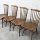 Lot de 4 chaises Baumann modèle Floride 1970 superbe état