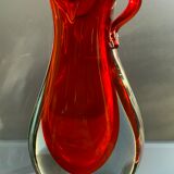 Red Murano vase