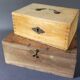 Two wooden boxes