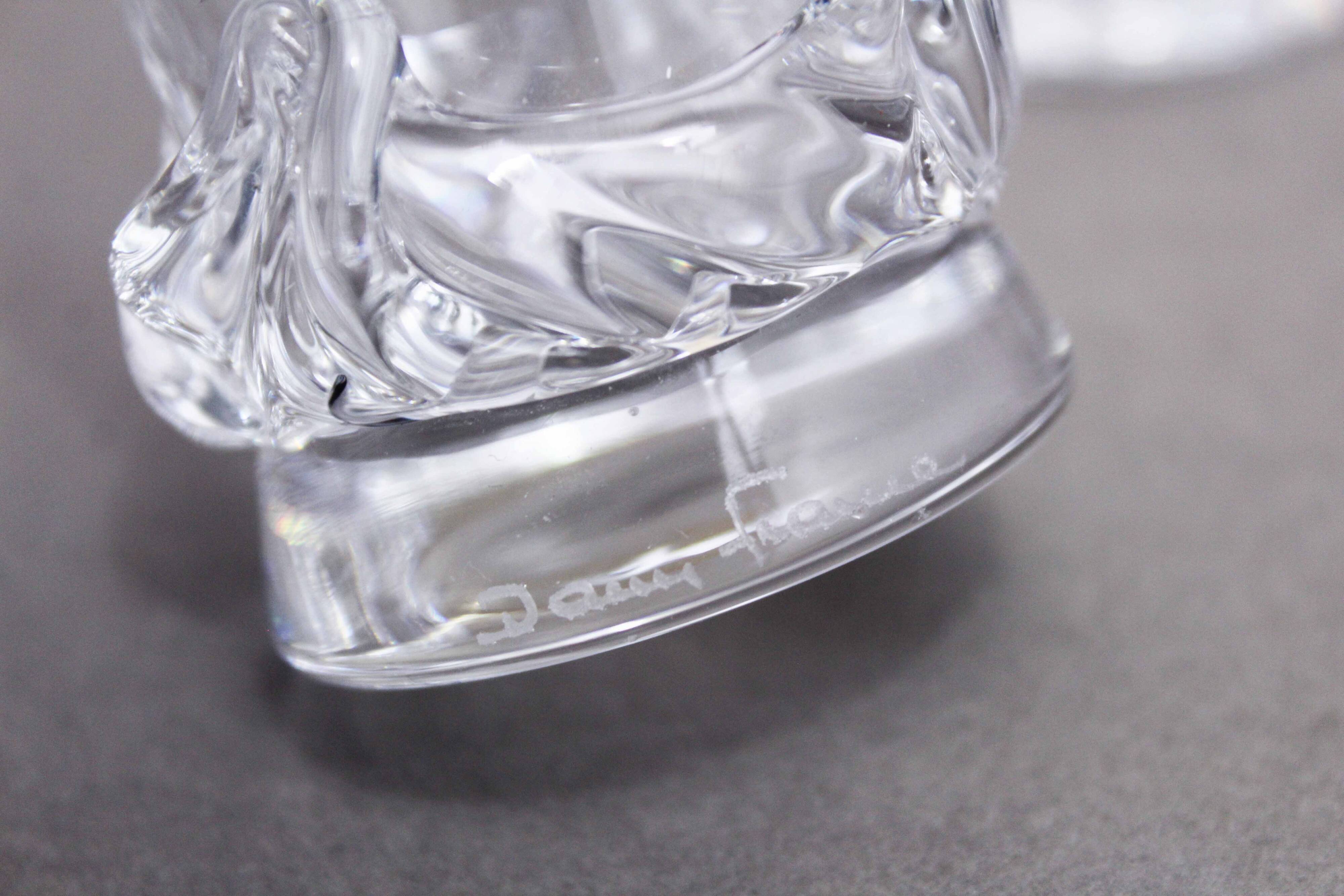 Set de 6 verres en cristal DAUM