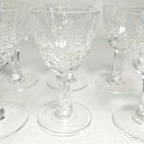 Six glasses - Lorraine crystal