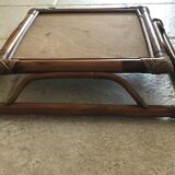Vintage rattan mirror  41x41cm