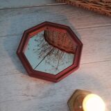 Vintage octagonal mirror