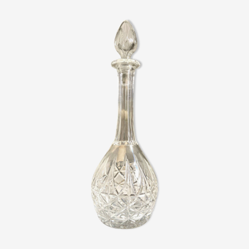 Saint Louis liqueur carafe in chiseled crystal